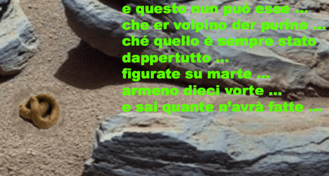 anche su marte ...