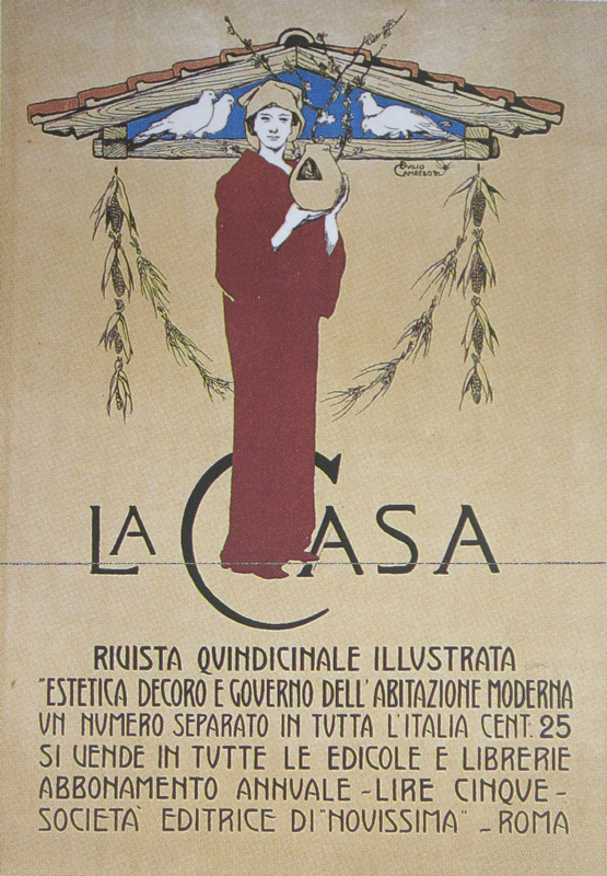 duilio_cambellotti_manifesto_per_la_rivista_la_casa_1908
