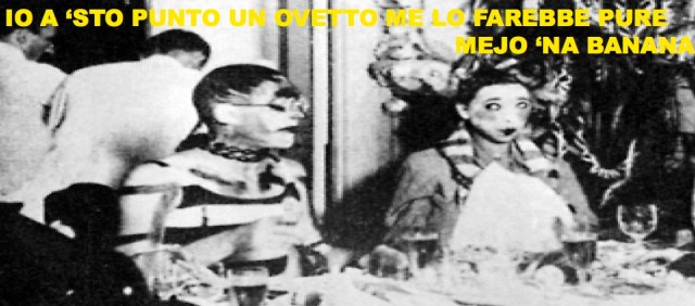 una strana coppia di turisti ...