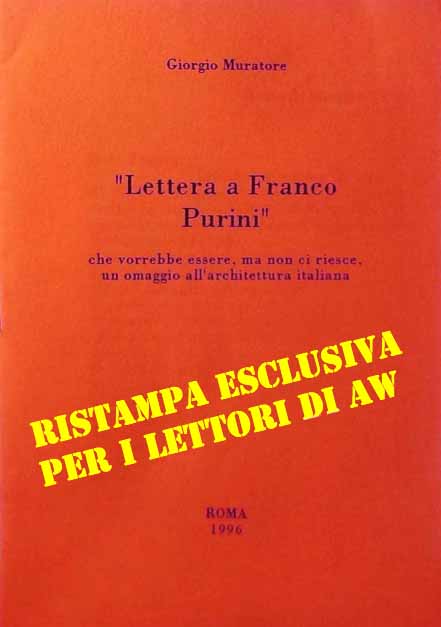 ristampa lettera a franco TRIENNALE '96