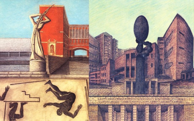 franz prati bozzetti ... il foro italico ... la città uninersitaria ...