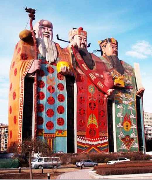 tre babbioni cinesi ...