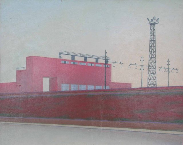 Cesare Dei -. Sulla ferrovia 1955