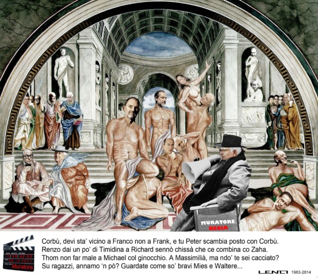 La Scuola d'Atene rivisitata, Ruggero Lenci 1983-2014 1