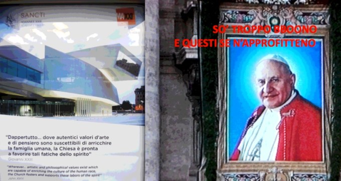 il papa troppo bbono ...