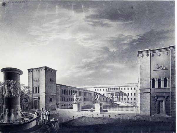 Entwurf für des Schloss Köstritz