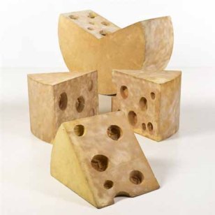 lapo-binazzi-ufo-letto-formaggio,-assises-sculpture