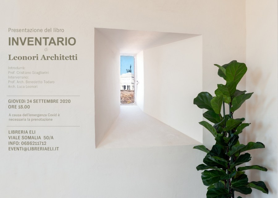 Presentazione del libro INVENTARIO Leonori architetti