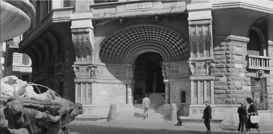 Il Mantenuto, Ugo Tognazzi, 1961 - Architettura romana nel cinema - Centro Studi Giorgio Muratore - Archiwatch